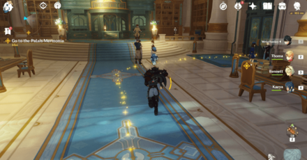 Genshin Impact Deluge of Wrathful Waters Walkthrough - Go to the Palais Mermonia