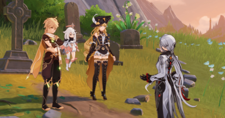 Genshin Impact Deluge of Wrathful Waters Walkthrough - Talk to Navia