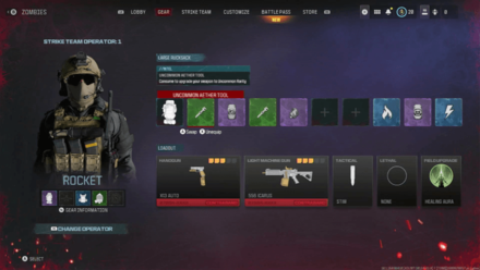 MW3 Zombies - Arranging Gear