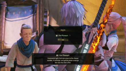 Tales of Arise Beyond the Dawn Sodeil Arthalys Armor Acquired