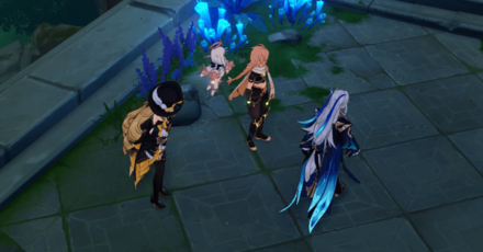 Genshin Impact Meeting Is Also Parting Walkthrough - Talk to Navia