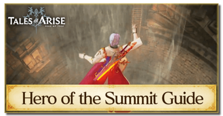 Tales of Arise - Hero of the Summit Trophy Guide