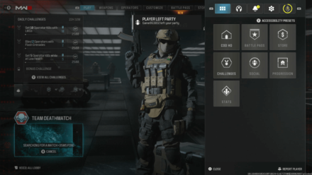 MW3 How to See Weekly Challenges