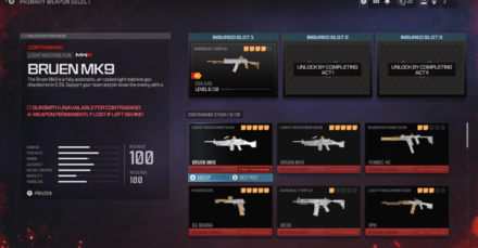 :Modern Warfare 3 - Contraband Weapons