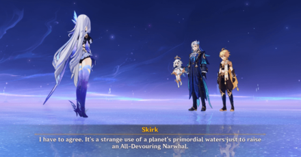 Genshin Impact The Opera of Noirceur and Blancheur Walkthrough - Meet Skirk