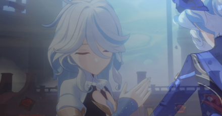 Genshin Impact The Opera of Noirceur and Blancheur Walkthrough - Finish speaking with Focalors consciousness