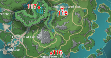 Genshin - Spincrystal Locations in Erinnyes
