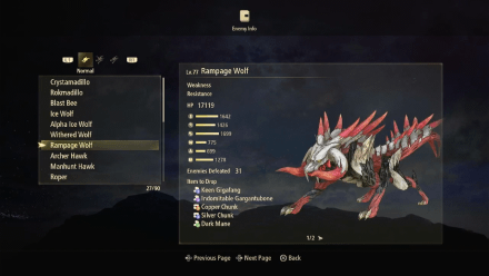 Tales of Arise Beyond the Dawn - A Thread to the Future Sub Quest Dark Mane Drop Rampage Wolf