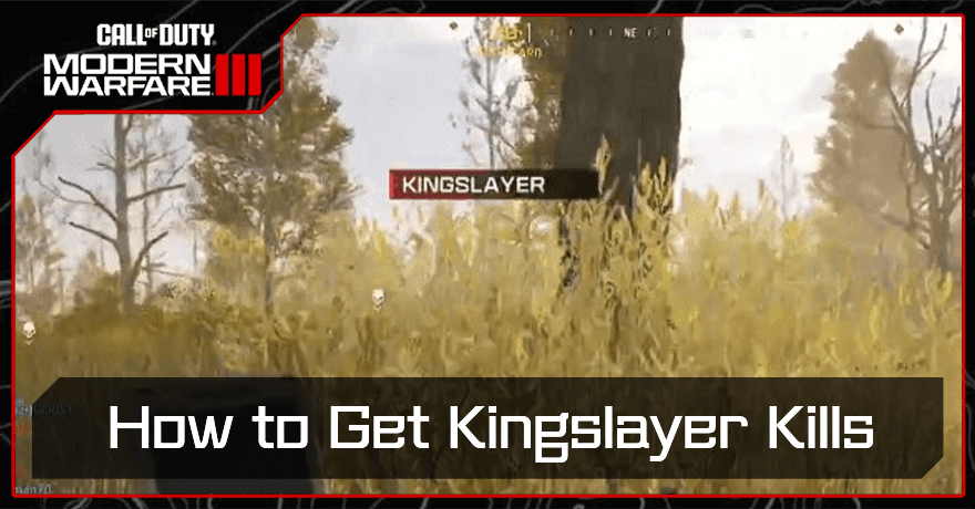 CoD MW3 - How to Get Kingslayer Kills