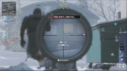 One Shot One Kill Screen Shot