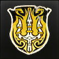 Triple Bone Trident Sticker