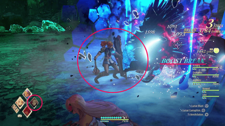 Tales of Arise Beyond the Dawn - Kisara Boost Break Destroys the Berserker Boar