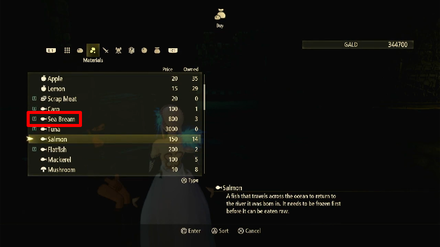 Tales of Arise (Beyond the Dawn) - A Feast of Blessings sea bream price