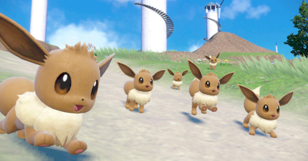 Pokemon SV The Teal Mask DLC - Eevee Mass Outbreak Event