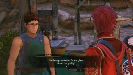 Tales of Arise Beyond the Dawn - Path of the Potter Dohalim Character Sub-Quest Give Clay to Potter