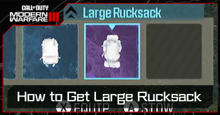 Modern Warfare 3 - How to Get Large Rucksack