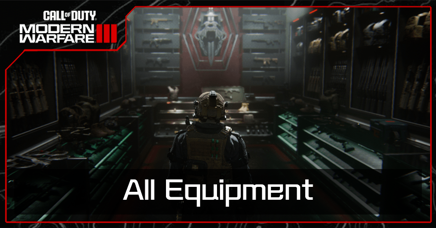 Modern Warfare 3 - List of Equipment: Tactical, Lethal, and Field Upgrade