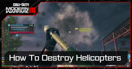 MW3 How to Destroy Helicopters