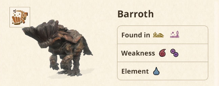 Monster Hunter Now - Barroth Materials