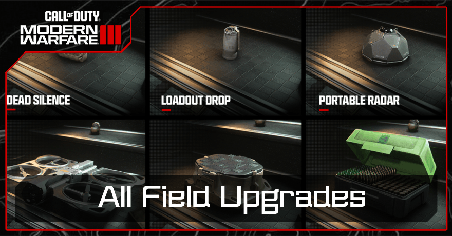 Modern Warfare 3 - All Field Upgrades
