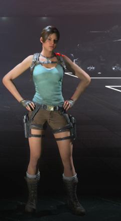 Lara Croft Default Skin Image