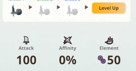 Monster Hunter Now -  Elemental Damage Blooming Knife