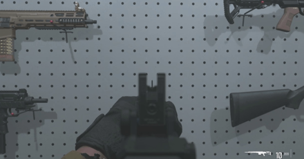 MW3 - Cronen Irons Reticle View