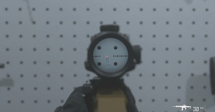 MW3 - AOK 4.0x RQ-9 Recon Reticle View