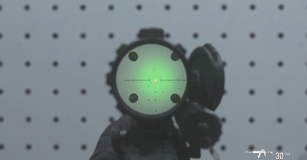 MW3 - Intlas CAS-14 Reticle View