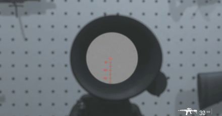MW3 - TOS Nightfall 2.5X Thermal Optic Reticle View
