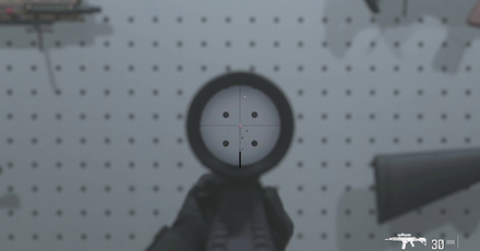 MW3 - Heinrichter Hybrid Scope Reticle View
