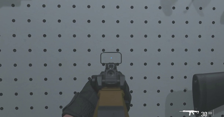 MW3 - Slate Reflector Reticle View