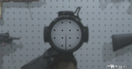 MW3 - SZ HM5 Precision Hybrid Optic Reticle View