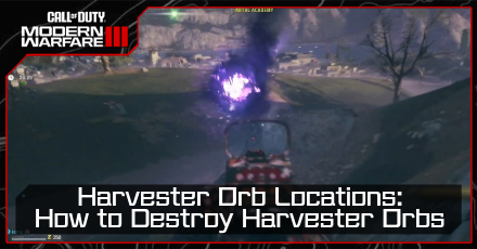 MW3  Harvester Orb Locations