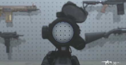 MW3 - KR Mortis Precision 2.5X Reticle View