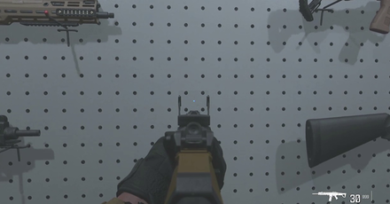 MW3 - MK. 3 Reflector Reticle View