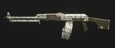 MW3 - Golden Ivory RPK Camo