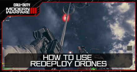 MW3 Zombies - Redeploy Drone Location How to Use Redeploy Drones