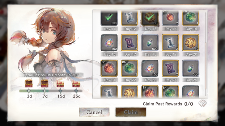 Log in Bonus - MementoMori