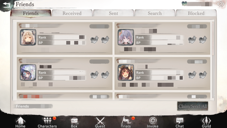 Friend Points - MementoMori