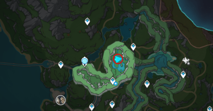 Genshin - Radiant Spincrystal 117 Map