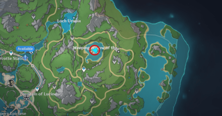 Genshin - Radiant Spincrystal 115 Map