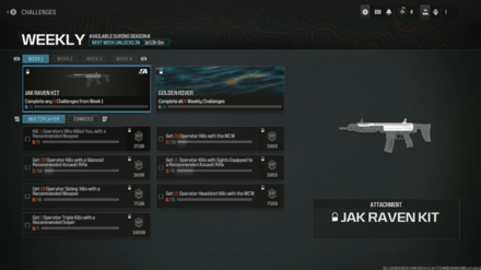 Modern Warfare 3 - Weekly Challenge Reward