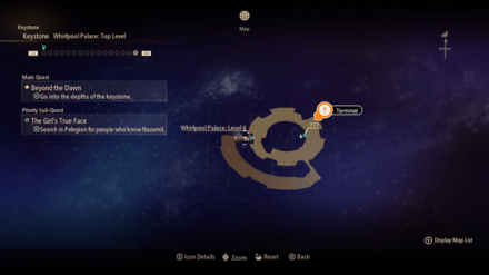 Tales of Arise Beyond the Dawn - Whirlpool Palace: Top Level Map