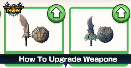 MH Now - How to Upgrade Weapons Banner