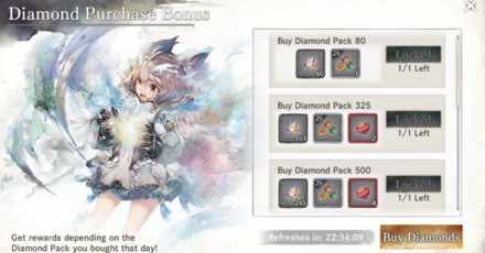 Diamond Purchase Bonus
