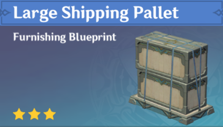 Genshin Impact - How to Get Large Shipping Pallet Furnishing