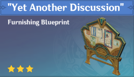Genshin Impact - How to Get "Yet Another Discussion" Furnishing