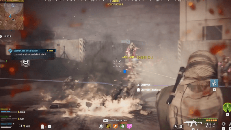 MW3 Zombies - Stormcaller Swipe Attack