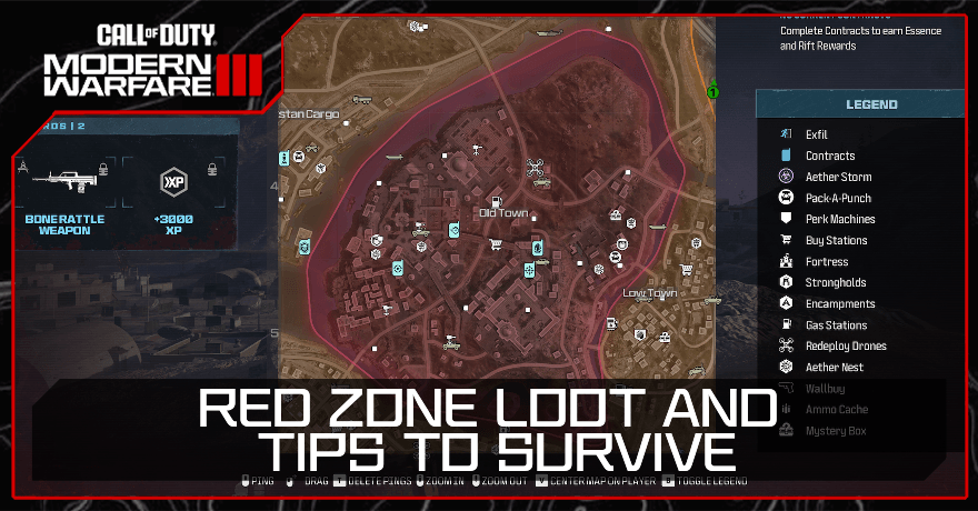 MW3, Zombies (MWZ) Advanced Guide - Red Zone Strategy